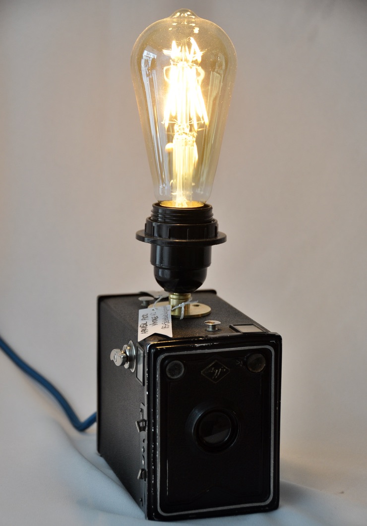 Lampe appareil photo vintage